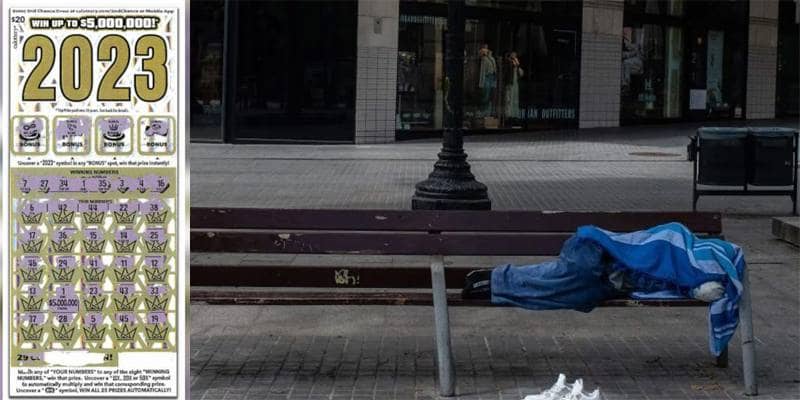 Da senzatetto a milionaria: Lucia ha vinto 5 milioni al gratta e vinci