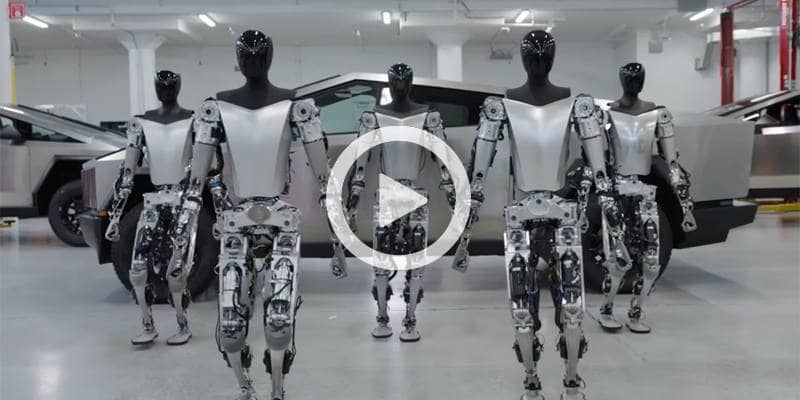 Il video dei robot di Tesla