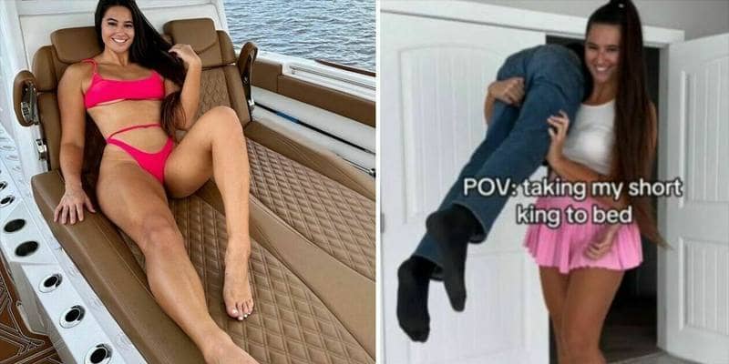 La modella alta due metri che preferisce gli uomini bassi