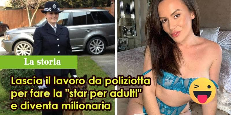 Lascia il lavoro da poliziotta per fare la 