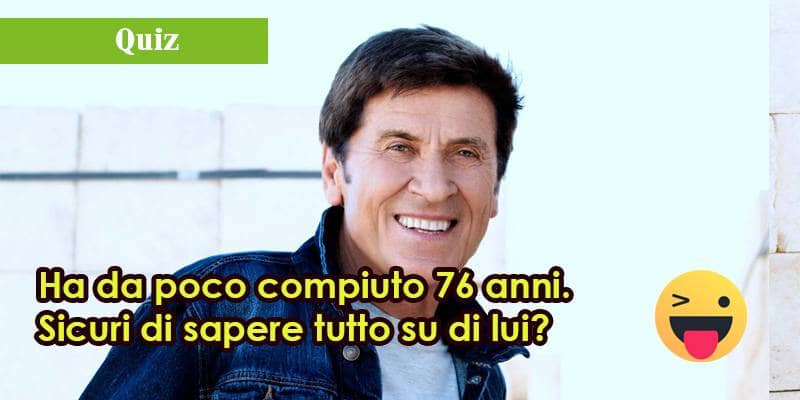 Qual è il vero nome di Gianni Morandi?
