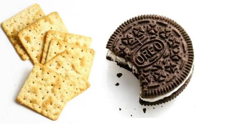 Perché i cracker hanno i fori e gli Oreo i disegni sul biscotto