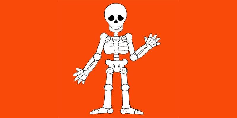 Favola: Scheletrino e la maledizione di Halloween