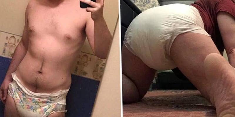 Ama vestirsi da bimbo e indossare il pannolino in ufficio