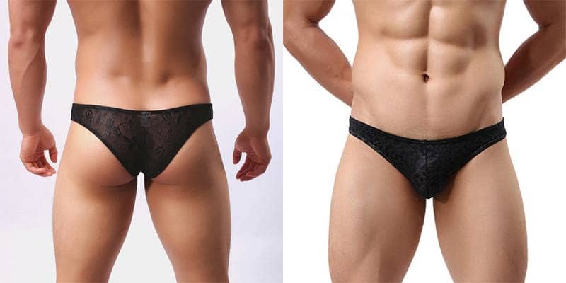 slip in pizzo per uomini