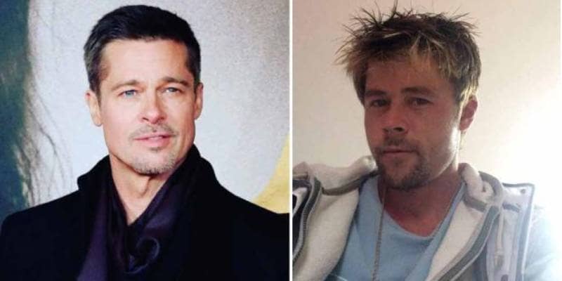 somiglianza con Brad Pitt