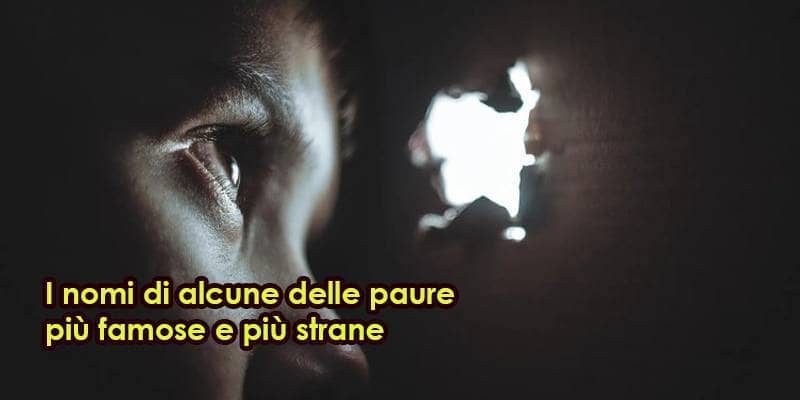 Quali sono i nomi delle paure? 