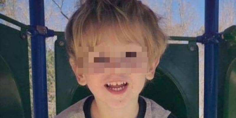 Bambino salvato da orso