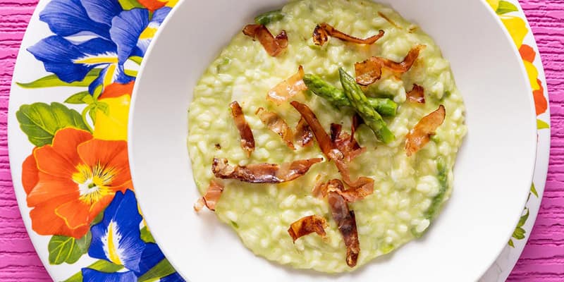 Risotto asparagi e speck (VIDEO RICETTA)