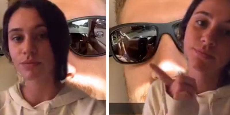 Ha scoperto che il fidanzato la tradisce osservando il riflesso nei suoi occhiali da sole