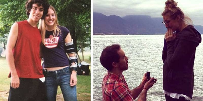 E' sul punto di suicidarsi, poi riceve una telefonata dalla sua ex e si sposano