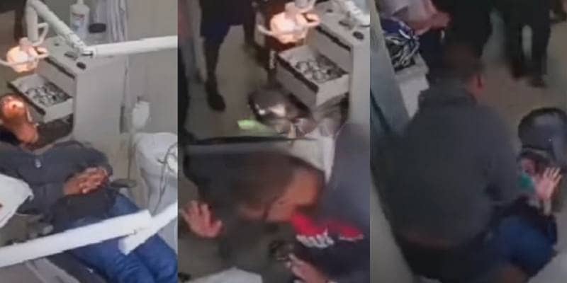 Entrano per rapinare il dentista, ma il paziente è un poliziotto