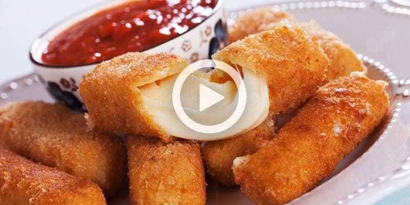 Mozzarella fritta (VIDEO RICETTA)