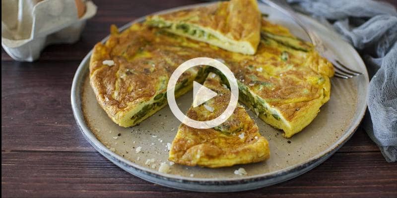 Frittata di asparagi (VIDEO RICETTA)