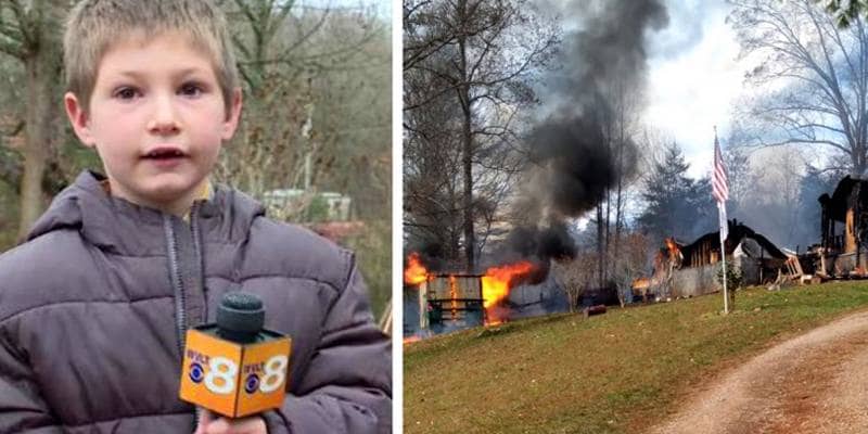 Il bambino di 7 anni che ha salvato la sorellina dalle fiamme 