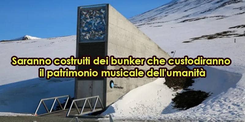 Il bunker sotterraneo che custodirà il patrimonio musicale dell'umanità